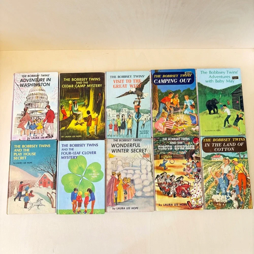 Bobbsey Twins Lot of 37 Book Set Vintage Hardcover Kids Mystery Series Nostalgic